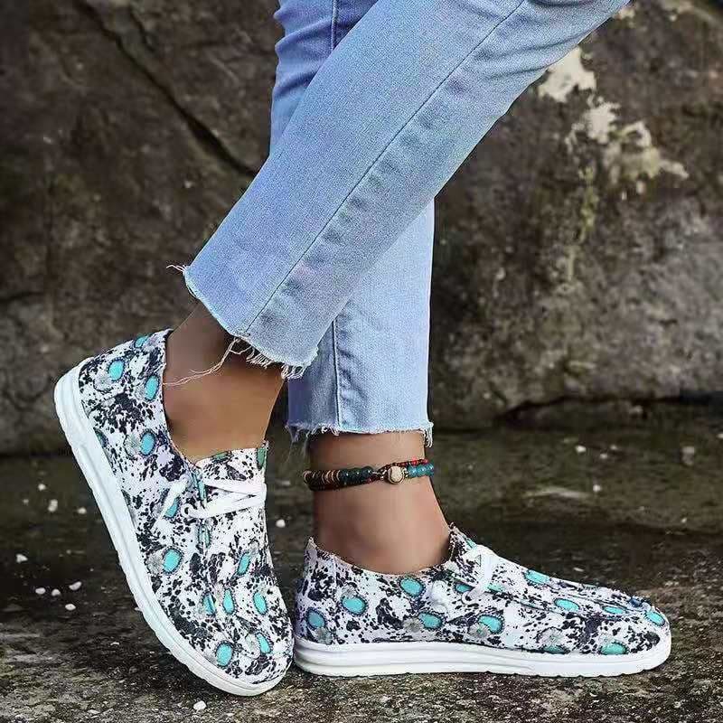 image-2022 Spring and Autumn Amazon Independent Station Foreign Trade Large Size Canvas Women's Single Shoes Canvas Casual Comfortable Lightweight Women's Shoes