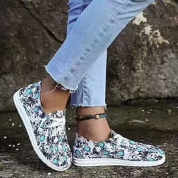 image-2022 Spring and Autumn Amazon Independent Station Foreign Trade Large Size Canvas Women's Single Shoes Canvas Casual Comfortable Lightweight Women's Shoes
