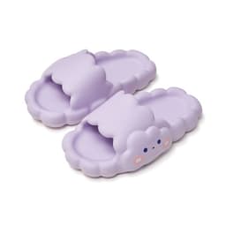 image-Cute cloud slippers female summer wear indoor home non-slip feces sense net red EVA sandals home wholesale ins