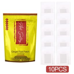 image-EELHOE Tongluo Foot Patch Shu Meridian Tongluo Sleep Health Ginger Disperse Wetness and Cold Body Care Patch