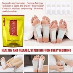 image-EELHOE Tongluo Foot Patch Shu Meridian Tongluo Sleep Health Ginger Disperse Wetness and Cold Body Care Patch