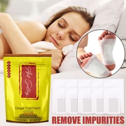 image-EELHOE Tongluo Foot Patch Shu Meridian Tongluo Sleep Health Ginger Disperse Wetness and Cold Body Care Patch