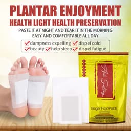 image-EELHOE Tongluo Foot Patch Shu Meridian Tongluo Sleep Health Ginger Disperse Wetness and Cold Body Care Patch