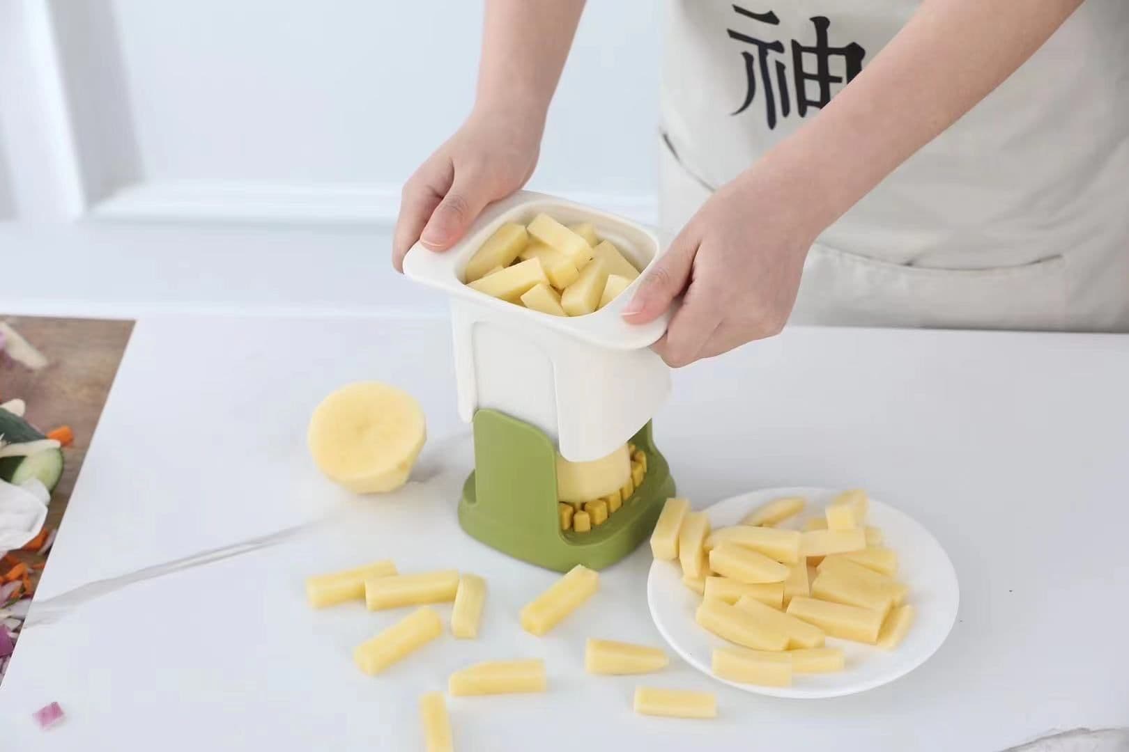 image-Kitchen vegetable cutter household hand crushing vegetable cutter onion mushroom dicing device dicing potato radish dicing device