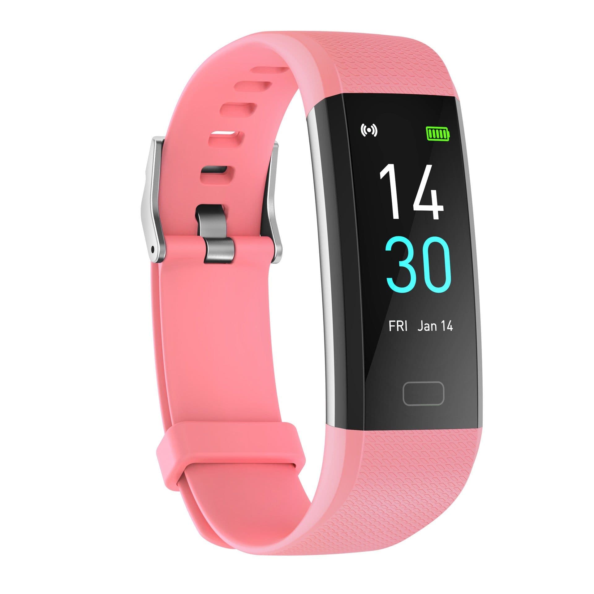 image-S5 bracelet body temperature blood pressure fitness heart rate meter step smart bracelet watch