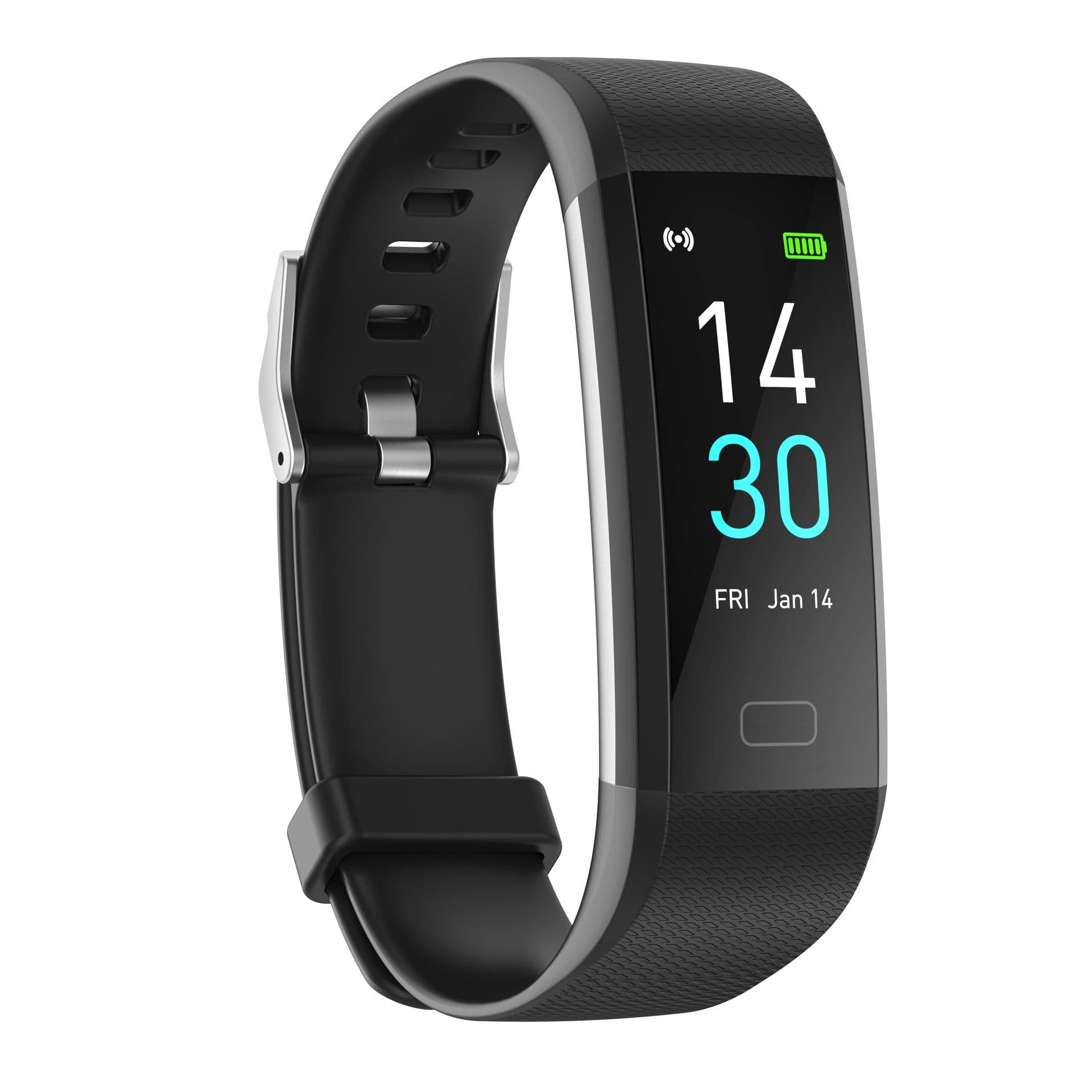 image-S5 bracelet body temperature blood pressure fitness heart rate meter step smart bracelet watch