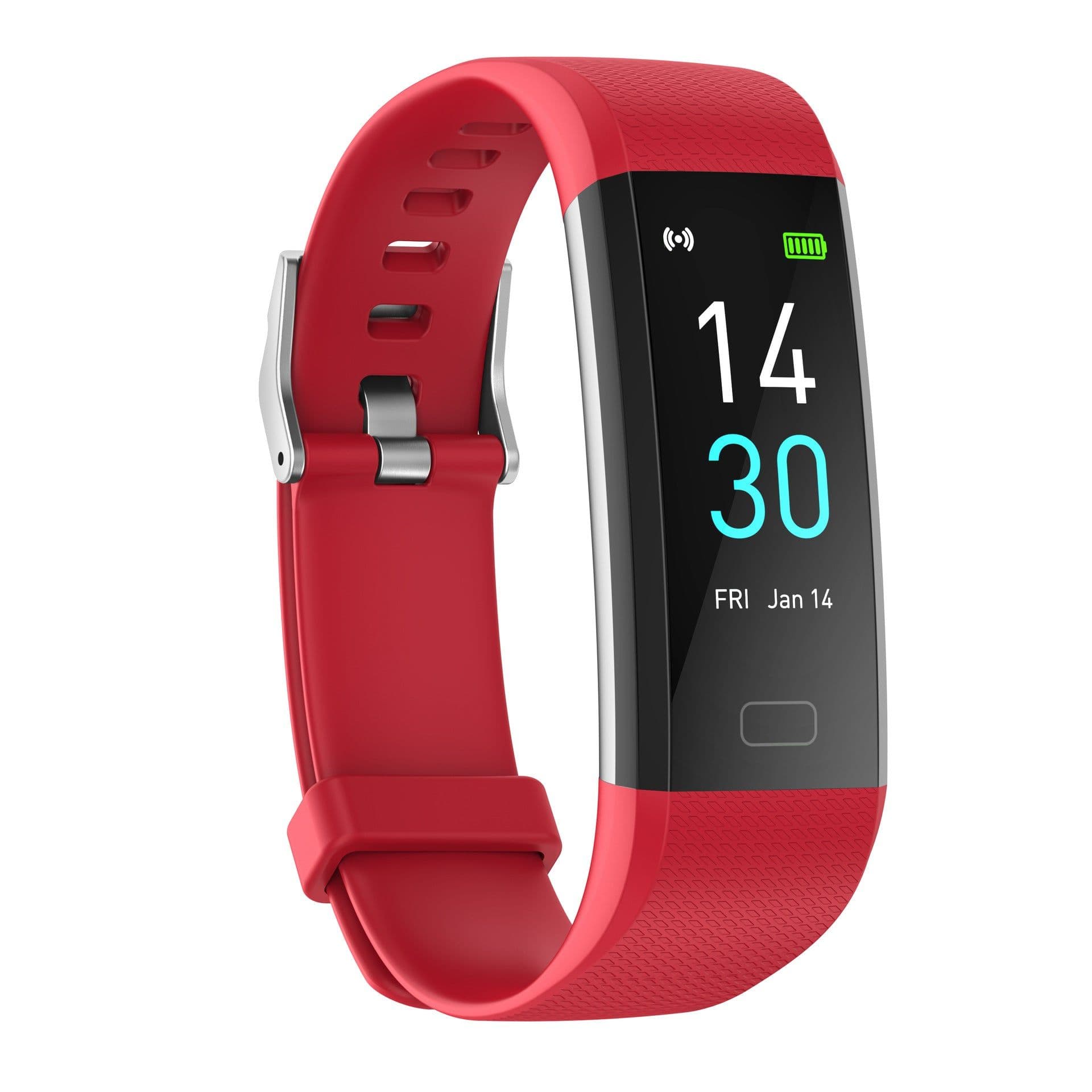 image-S5 bracelet body temperature blood pressure fitness heart rate meter step smart bracelet watch