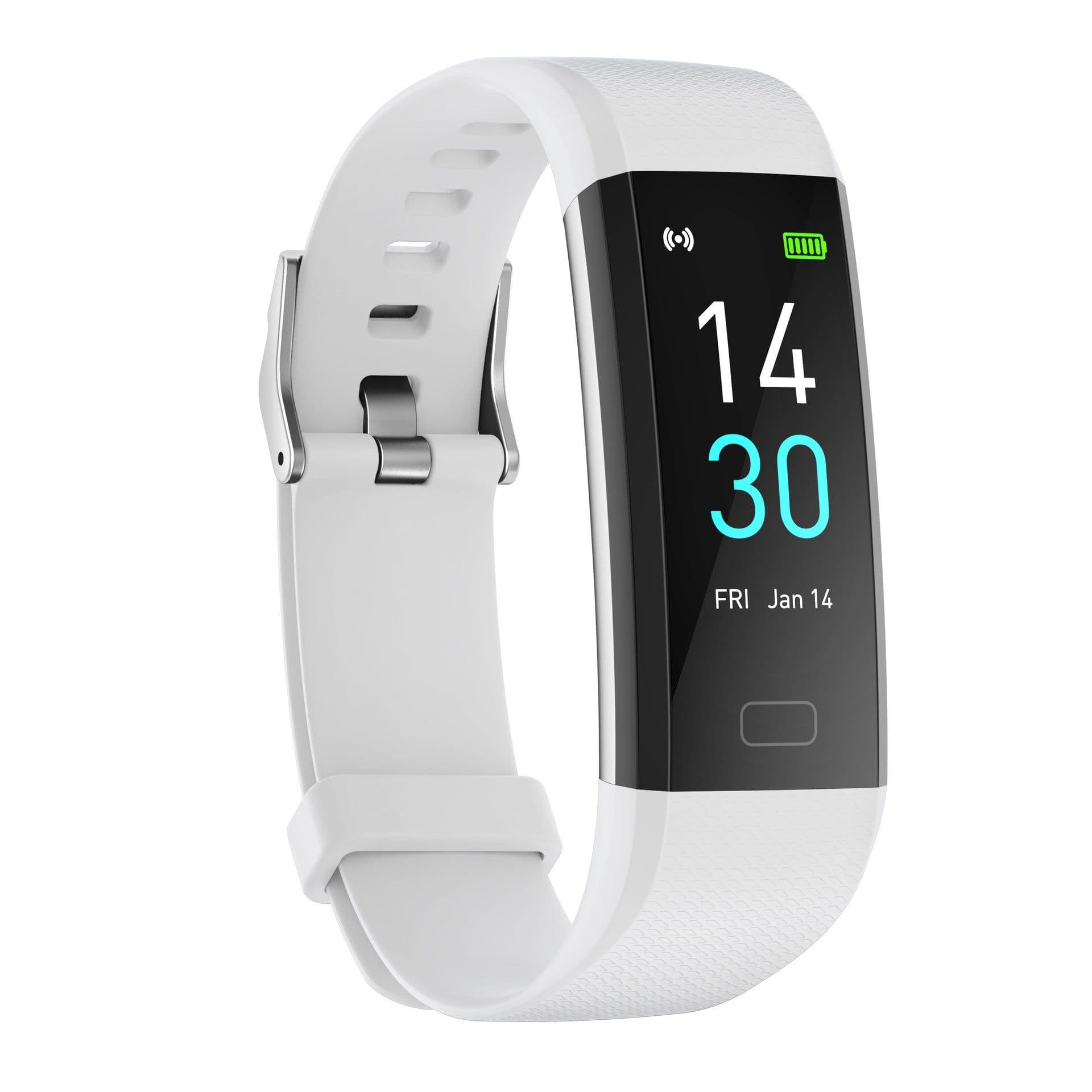 image-S5 bracelet body temperature blood pressure fitness heart rate meter step smart bracelet watch
