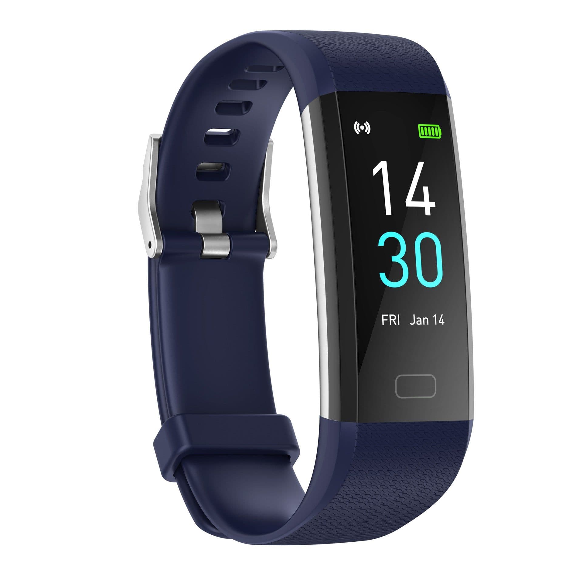 image-S5 bracelet body temperature blood pressure fitness heart rate meter step smart bracelet watch