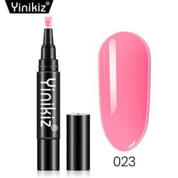 image-New nail art three-in-one one-step glue solid color nail polish glue cross-border UV manicure phototherapy pen primer-free glue