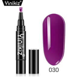 image-New nail art three-in-one one-step glue solid color nail polish glue cross-border UV manicure phototherapy pen primer-free glue