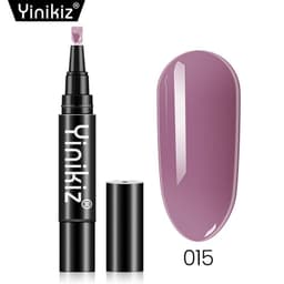 image-New nail art three-in-one one-step glue solid color nail polish glue cross-border UV manicure phototherapy pen primer-free glue