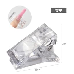 image-Cross-border painless extension glue nail manicure paper-free tray fast extension crystal model painless crystal glue set