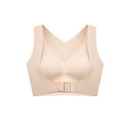 image-Cross-border foreign trade underwear two-in-one invisible seamless correction hunchback good no steel ring front buckle gathering underwear women