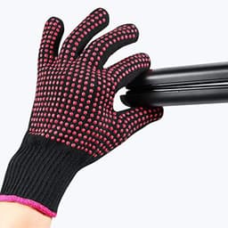 image-Hairdressing silicone dot beads heat insulation anti-scalding gloves 300 degrees perm curling stick curling hair straightener straight hair comb