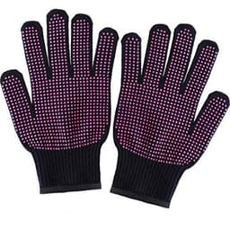 image-Hairdressing silicone dot beads heat insulation anti-scalding gloves 300 degrees perm curling stick curling hair straightener straight hair comb