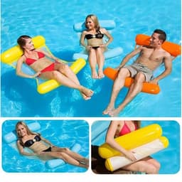 image-Adult water recliner sofa floating row adult swimming ring swimming pool inflatable floating bed floating pad swimming air bed
