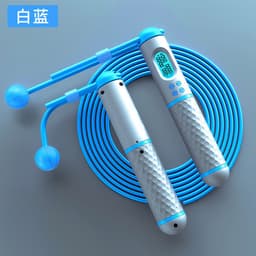image-Smart Electronic Cordless Wire Rope Skipping Rope Racing Wire Counting Skipping Rope Exercise Weight Counting Skipping Rope Ropeless