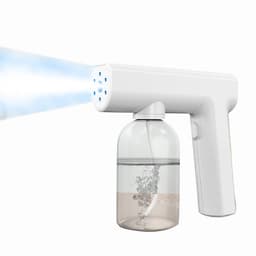 image-Factory direct sales handheld nano spray disinfection gun rechargeable portable blue light atomization gun alcohol disinfection gun sprayer