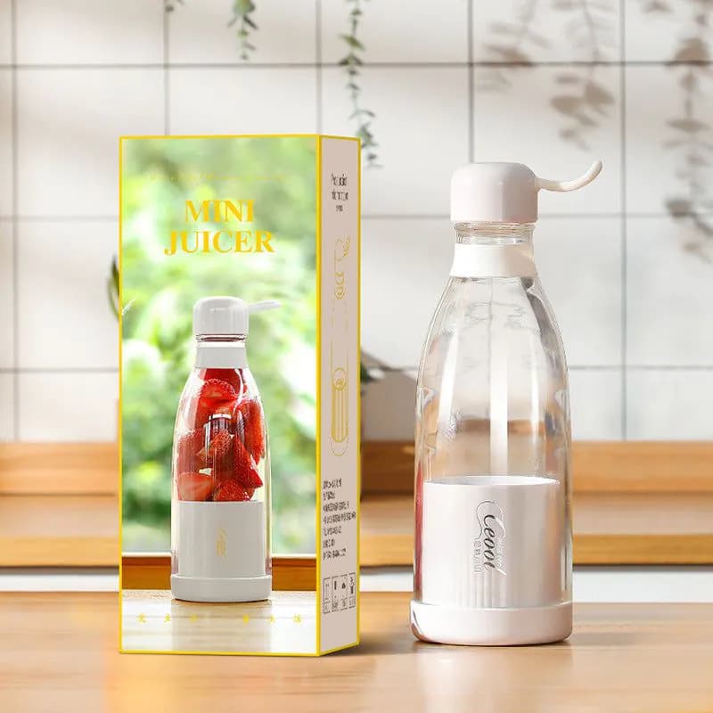 image-Juicing Cup Home Portable Multifunctional Student Outdoor USB Rechargeable Juicer Handheld Juicer Wholesale