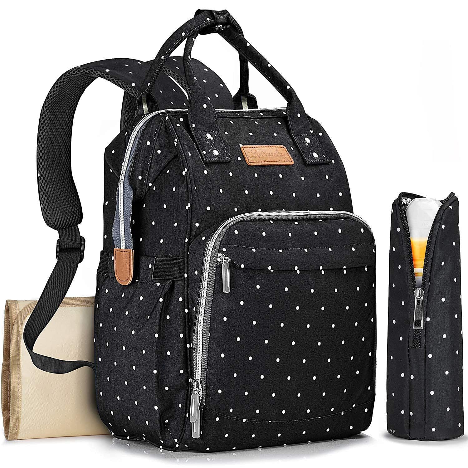 image-Mother bag manufacturers mother and baby bag large-capacity multi-functional fashion shoulders waterproof three-piece mother bag small