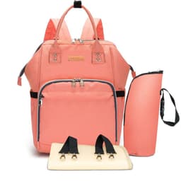 image-Mother bag manufacturers mother and baby bag large-capacity multi-functional fashion shoulders waterproof three-piece mother bag small