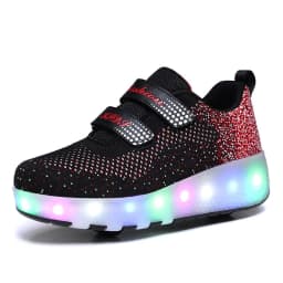 image-Manufacturers specialize in cross-border two-wheeled Heelys shoes for children, smooth roller shoes, boys and girls, skates, lights, wheel shoes