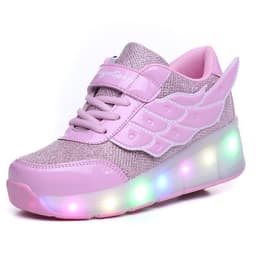 image-Manufacturers specialize in cross-border two-wheeled Heelys shoes for children, smooth roller shoes, boys and girls, skates, lights, wheel shoes