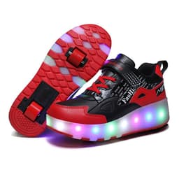 image-Manufacturers specialize in cross-border two-wheeled Heelys shoes for children, smooth roller shoes, boys and girls, skates, lights, wheel shoes