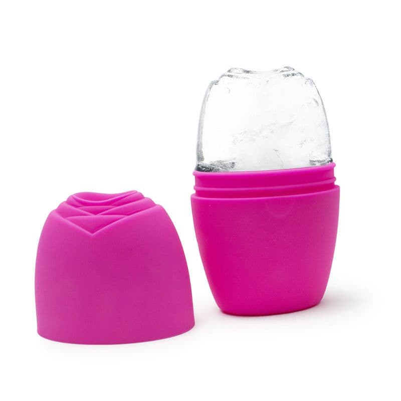 image-Face ice mold ice face face ice instrument ice roller massage ice roller silicone face ice grid