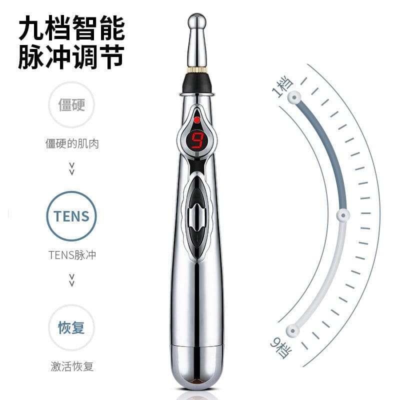 image-Electronic acupuncture pen, acupoint pen, acupoint detection pen, energy meridian pen, massage pen, pricking, acupuncture, physiotherapy