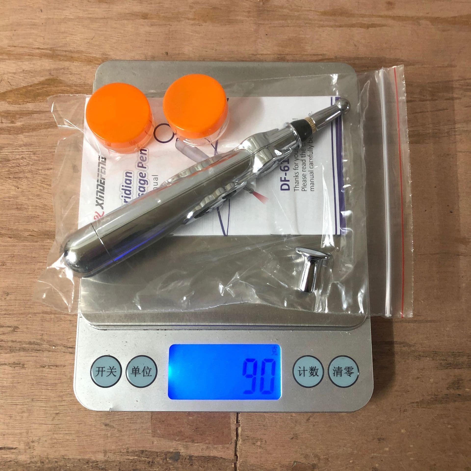 image-Electronic acupuncture pen, acupoint pen, acupoint detection pen, energy meridian pen, massage pen, pricking, acupuncture, physiotherapy