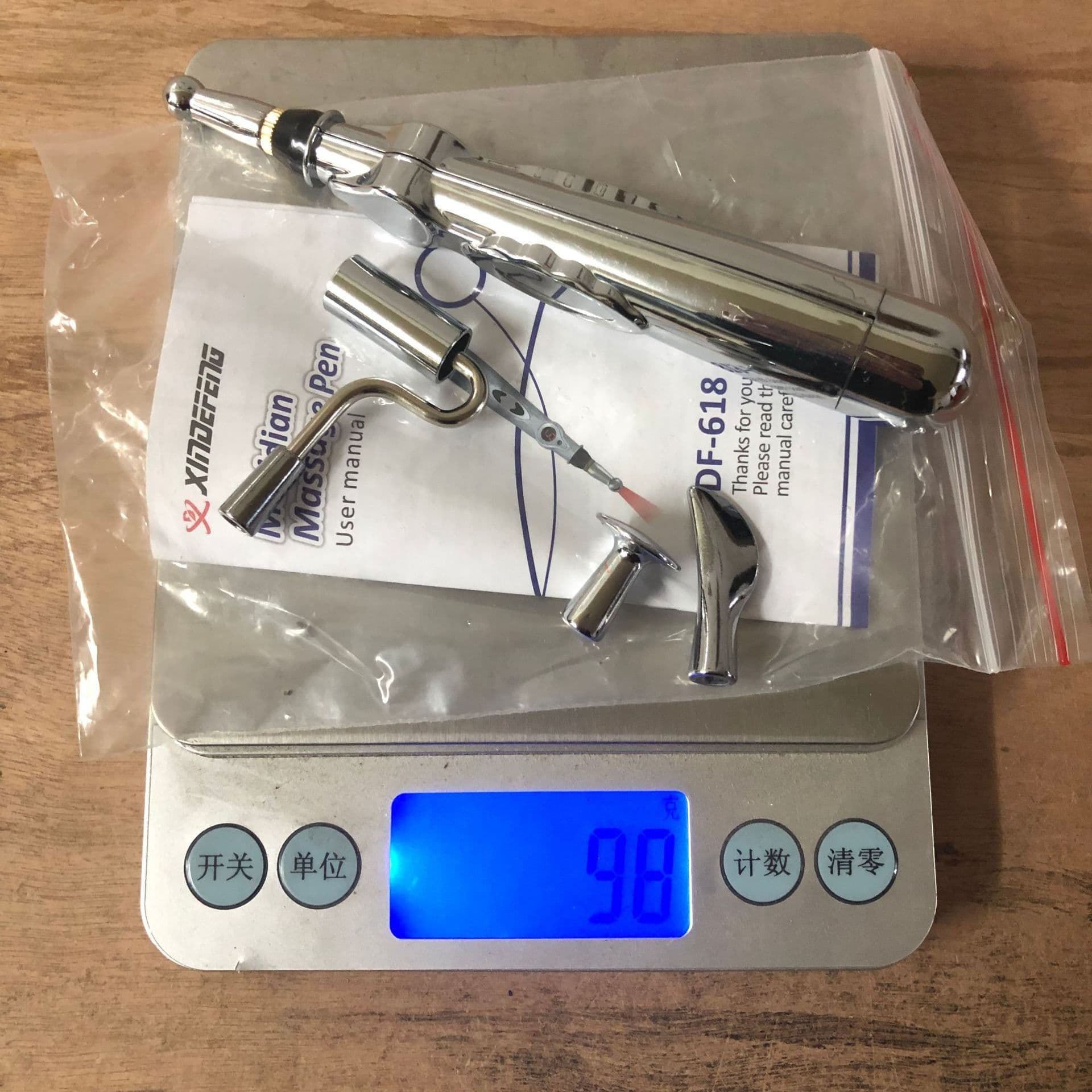 image-Electronic acupuncture pen, acupoint pen, acupoint detection pen, energy meridian pen, massage pen, pricking, acupuncture, physiotherapy