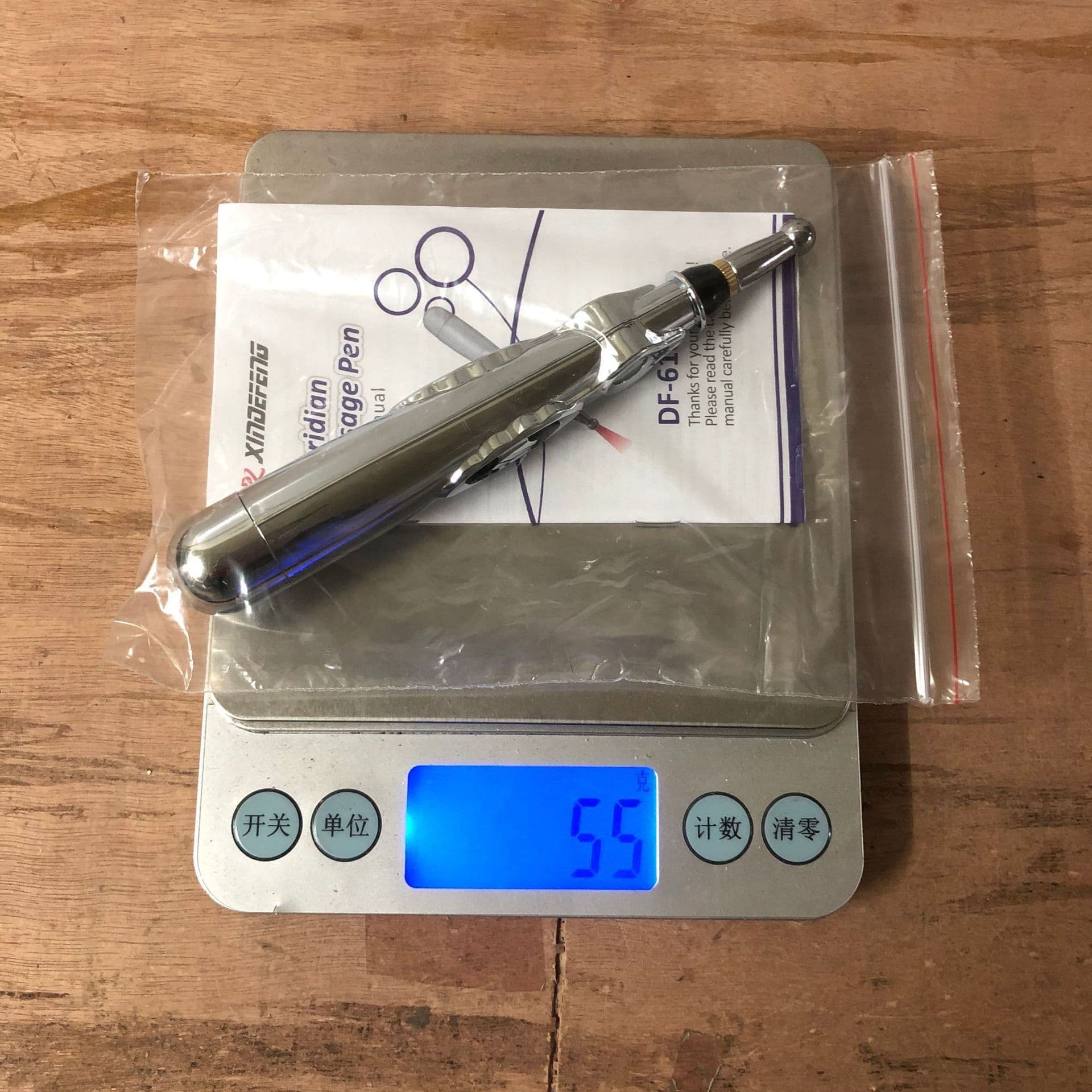 image-Electronic acupuncture pen, acupoint pen, acupoint detection pen, energy meridian pen, massage pen, pricking, acupuncture, physiotherapy