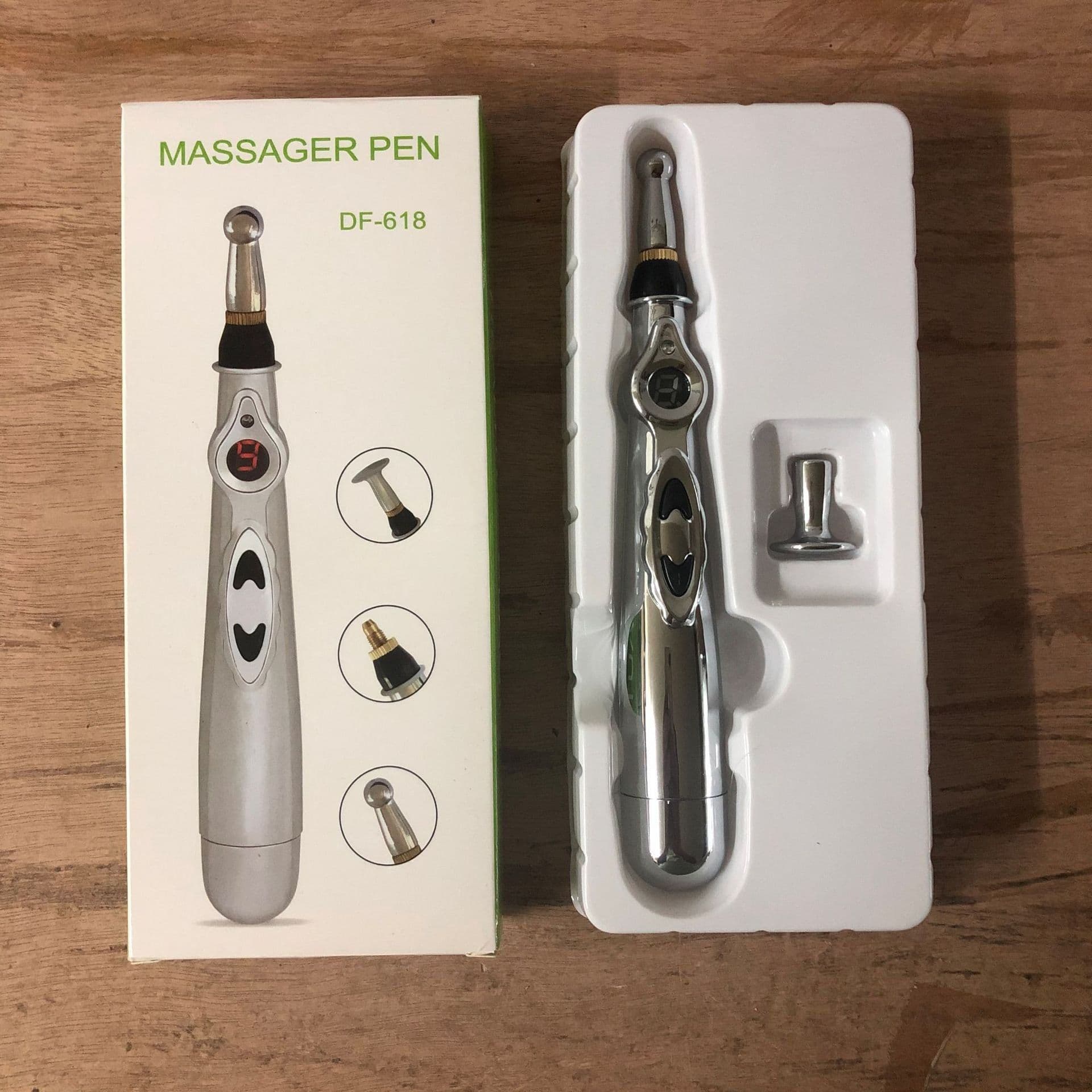 image-Electronic acupuncture pen, acupoint pen, acupoint detection pen, energy meridian pen, massage pen, pricking, acupuncture, physiotherapy