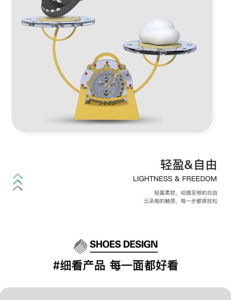 image-EVA light sandals and slippers women's summer couple indoor non-slip shark slippers home soft bottom men's and women's sandals wholesale