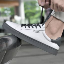image-Large size men's shoes 45 top layer cowhide 46 casual shoes 47 breathable fashion youth trendy shoes small size 37 British men's leather shoes