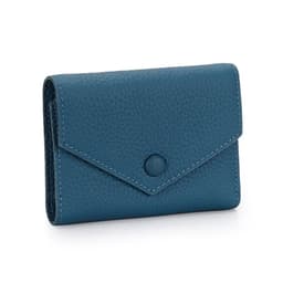 image-Leather wallet women's short simple folding tri-fold first layer cowhide wallet Japanese and Korean fashion new envelope coin purse