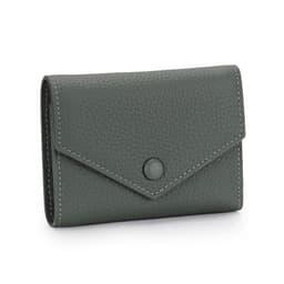 image-Leather wallet women's short simple folding tri-fold first layer cowhide wallet Japanese and Korean fashion new envelope coin purse