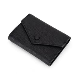 image-Leather wallet women's short simple folding tri-fold first layer cowhide wallet Japanese and Korean fashion new envelope coin purse