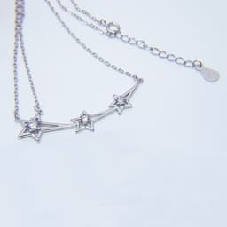 image-Meteor Garden same style Shancai Shenyue same necklace S925 sterling silver meteor pendant fashion women's collarbone necklace