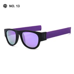image-KDEAM new peculiar bracelet design polarized folding sunglasses dazzling true film outdoor riding glasses KD825