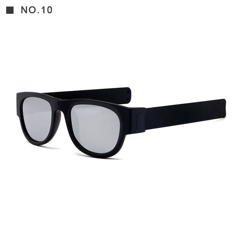 image-KDEAM new peculiar bracelet design polarized folding sunglasses dazzling true film outdoor riding glasses KD825