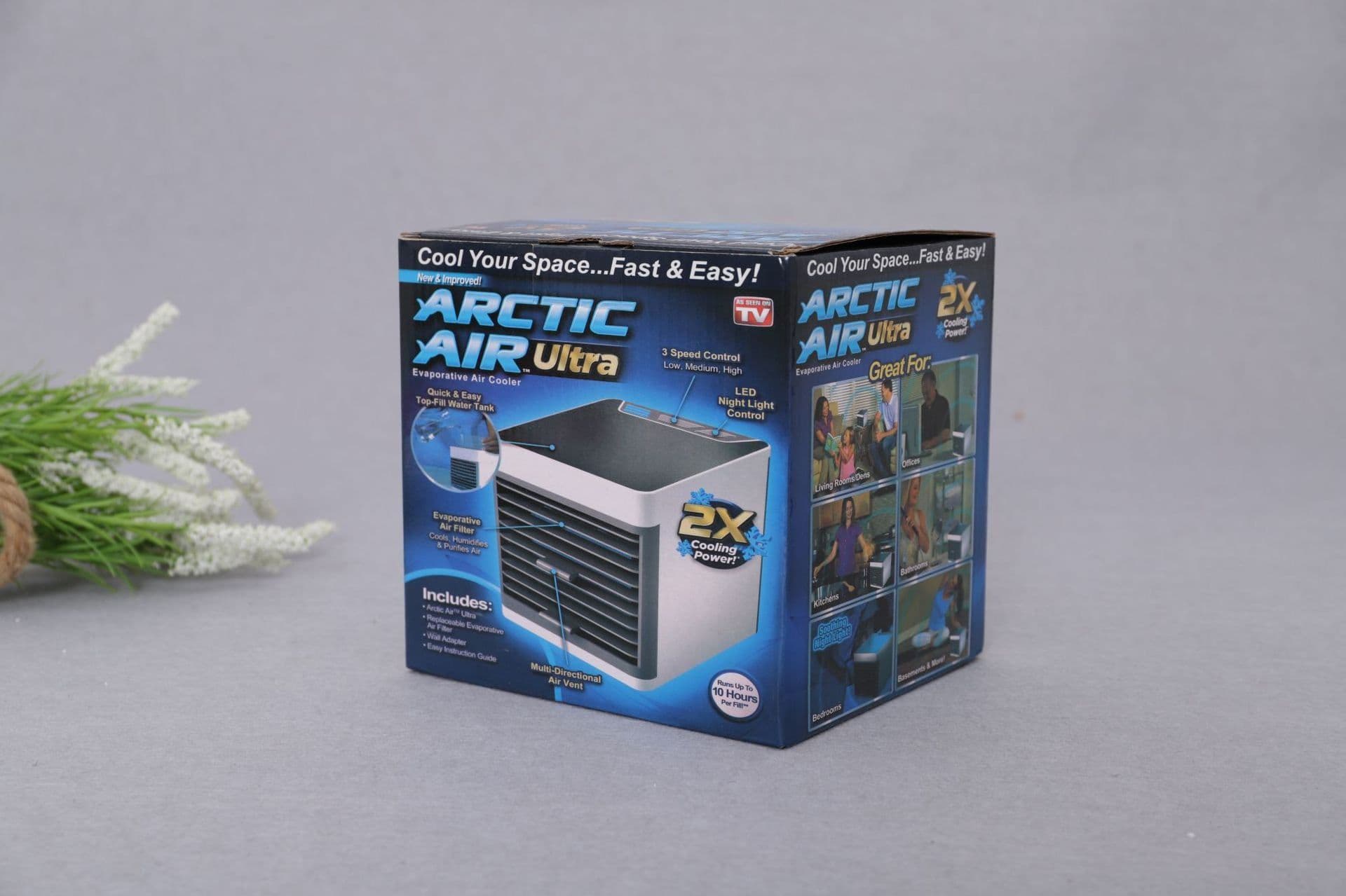 image-Cross-border foreign trade portable mini air cooler usb small fan second generation air conditioner fan water cooling fan desktop fan