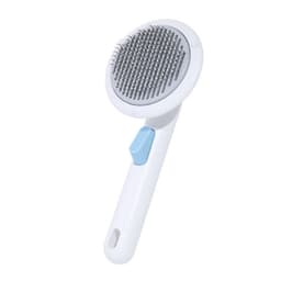 image-Cross-border new product Little Bee Pet Needle Comb Cat Comb One-click Grooming Artifact Pet Comb Factory Direct Sales