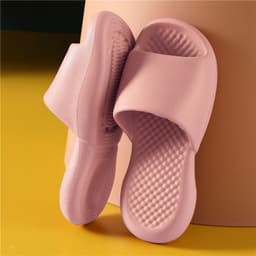 image-Summer thick-bottomed shit-feeling slippers soft household indoor bathroom slippers men's home women's EVA sandals and slippers light couple