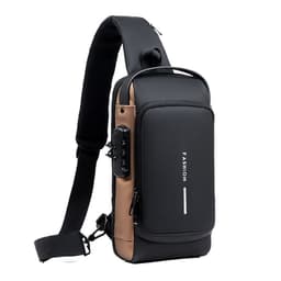 image-Men's motorcycle bag password anti-theft chest bag men's bag shoulder bag sports waist bag leisure multi-functional messenger bag