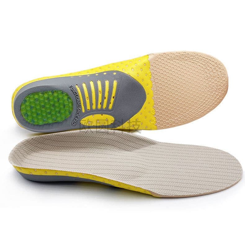 image-Foot arch sports insole Correction flat foot men and women shock absorption sweat-absorbing arch support insole basketball running insole