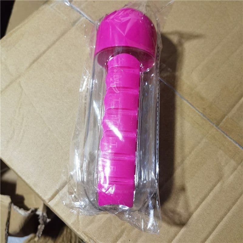 image-Creative two-in-one medicine box water cup seven-day packaging outdoor portable water bottle one week with medicine box cup wholesale