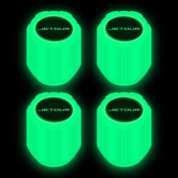 image-Net red luminous tire valve cap car valve cap motorcycle electric vehicle vacuum tire valve luminous valve cover